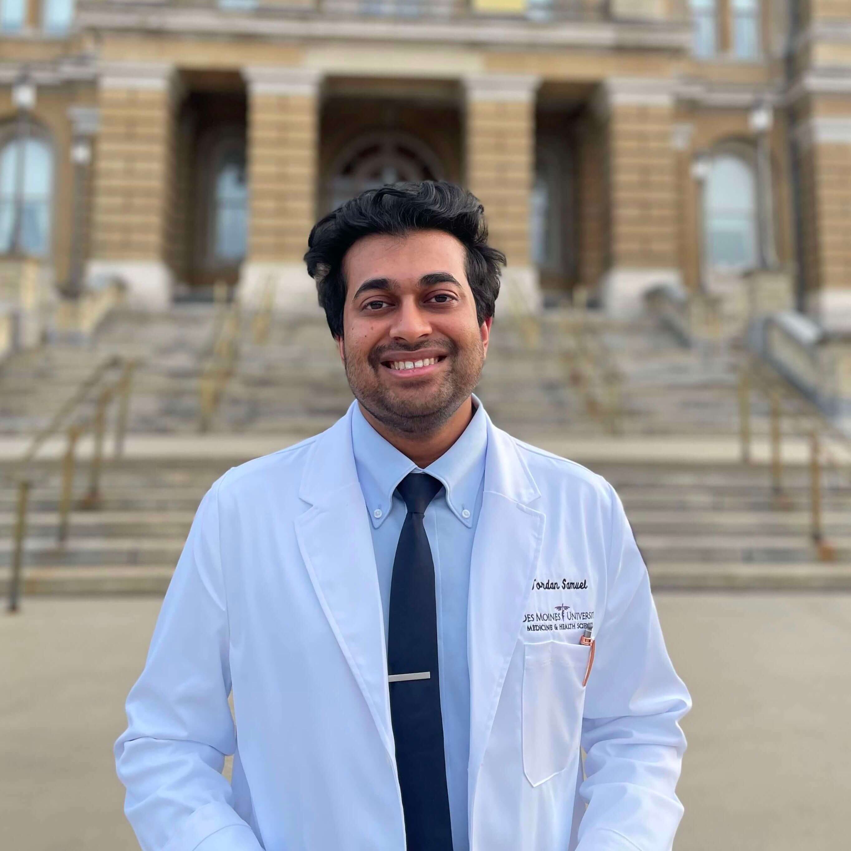 Jordan Samuel, Chair, Des Moines University, OMSIII