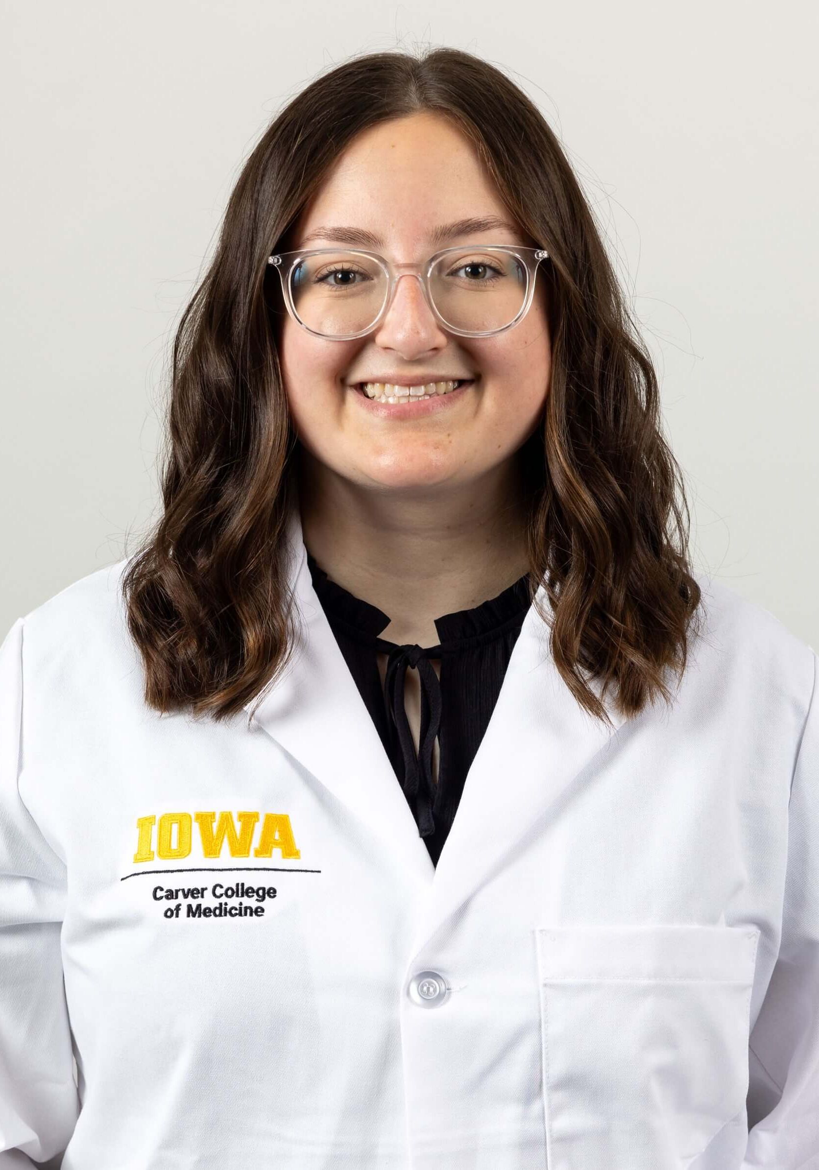 White coat portrait on Monday, Aug. 12, 2024.