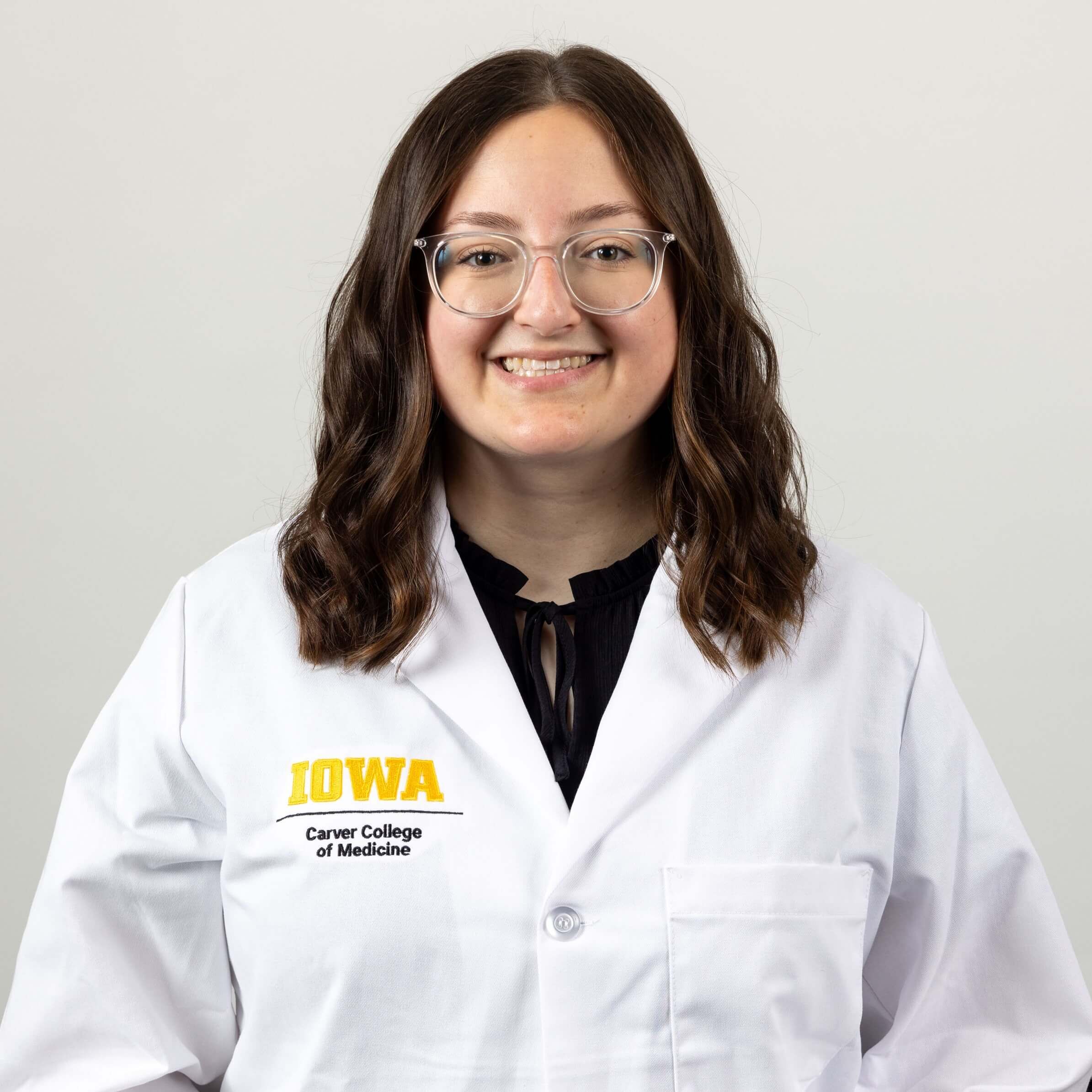 White coat portrait on Monday, Aug. 12, 2024.